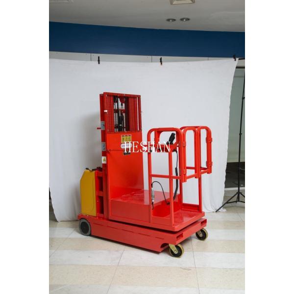 Емкость 200кг мобильного небольшого сборщика заказов электрическая с аттестацией КЭ