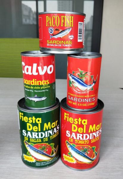 125g 155g 425g enlatou peixes da sardinha com Rich Phospholipids