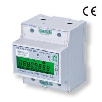 Mètre de tarif d'énergie solaire de mètre d'énergie de rail de vacarme monophasé d'IoT Digital double
