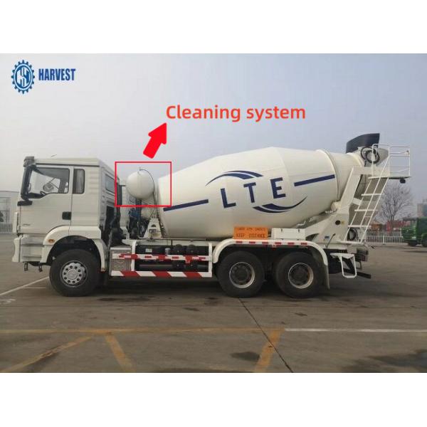 6x4 345hp Engine SHACMAN Left Hand H3000 10m3 Transit Mixer Truck