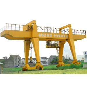 Type double tonne relève-voie de MG de Crane With Hook 30 de poutre longueur d'encorbellement de 0 - de 15m