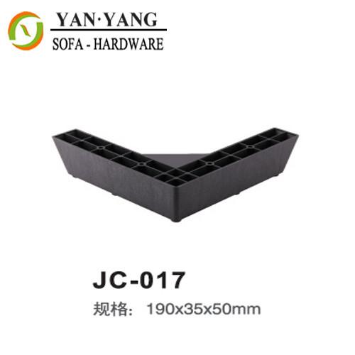molded plastic corner sofa legs high quality factory price sofa legs JC-017