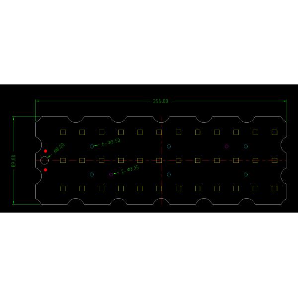 Les kits de modification de réverbère de la carte PCB 144 LED rangent la lentille 18 48v parallèle 150W