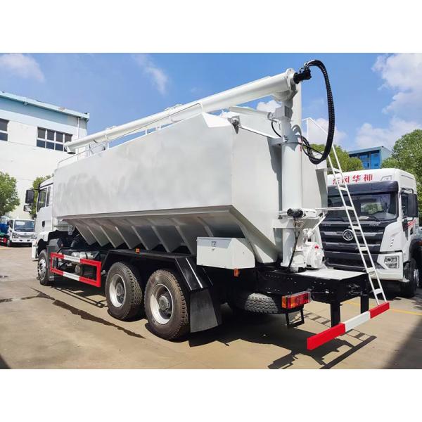 Exportación personalizada HOWO 6X4 Camión de alimentación a granel de aleación de aluminio con 5 compartimentos y cabrestantes hidráulicos de mano derecha