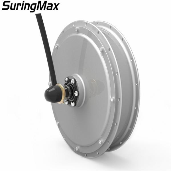 72v 3KW Rear Hub Ebike Kit , Electric Bicycle Hub Motor Kit Black / Silver Color