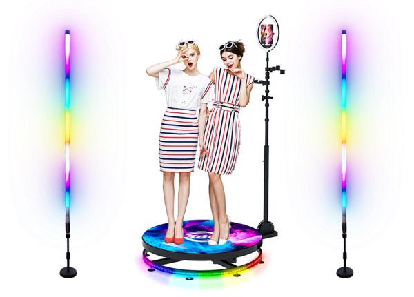 Fluorescent Stage Lighting Equipments Rechargeable Rgb Tube Light For Photography