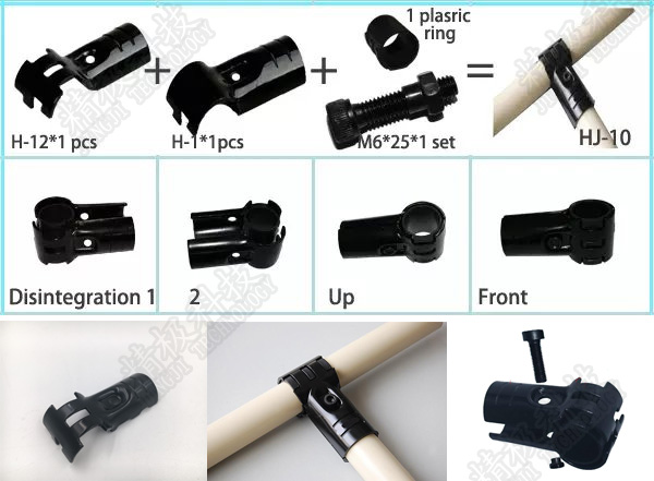 T Type Rotating Joints Metal Pipe Joints For Industrial Pipe Rack System