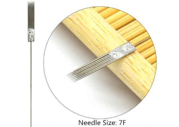 Traditional Tattoo Needle Sets Size 7F Independent Package For Permanent Makeup