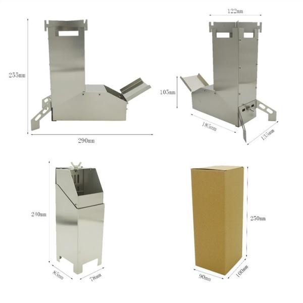 Rocket Stove Rocket Stove for Cooking Portable Wood Burning Stove Mini Wood Stove Wood Fire Camping Stove