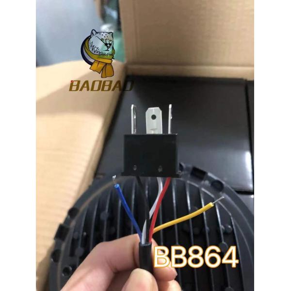 7 Inch BOSS Metal Round White Yellow Dual Color Auto Lighting System for Harley Davidson Led Headlights for Bike 70 Led Light