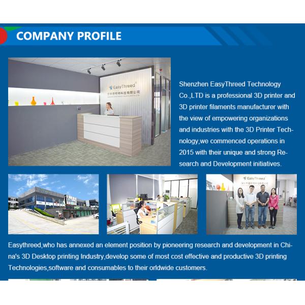 Easthreed New Design High Quality Empty Plastic Spool For Multi Color 3D Printer Filament