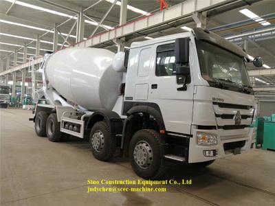 Euro concreto II do caminhão 371hp Sinotruk Howo 8x4 do misturador da carga do auto 12m3