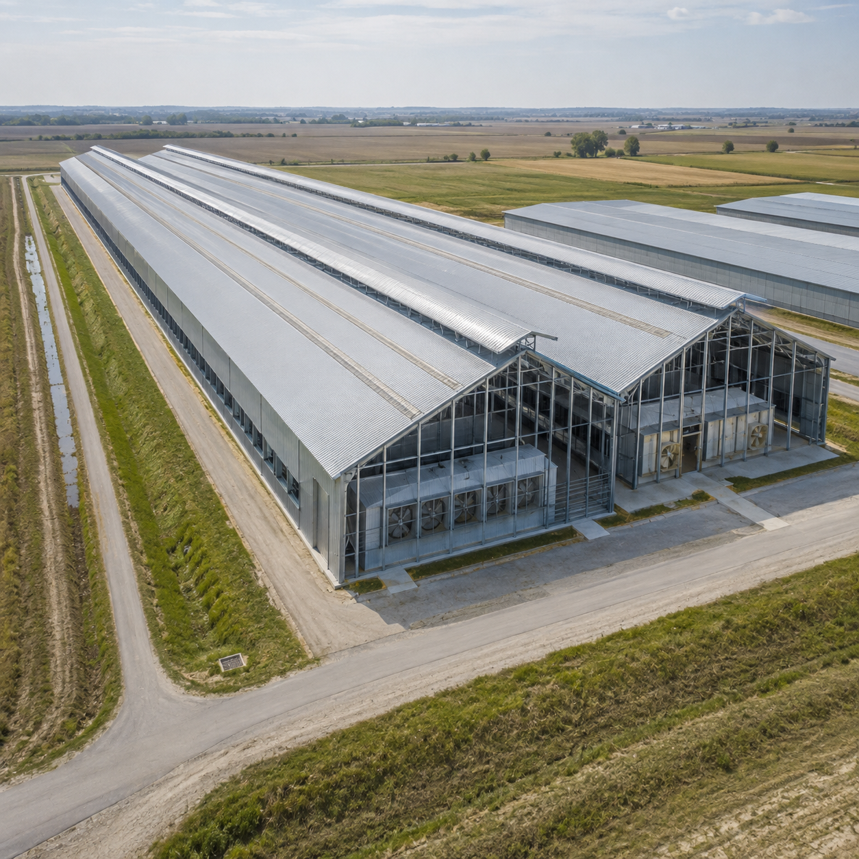 Modern Steel Framed Agricultural Buildings For Eco Hotels Pre Fab Steel Building