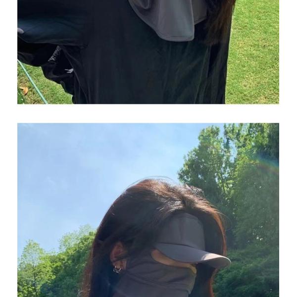 Взрыв интернет-звезды охватывает все лицо, чтобы предотвратить ультрафиолетовый свет