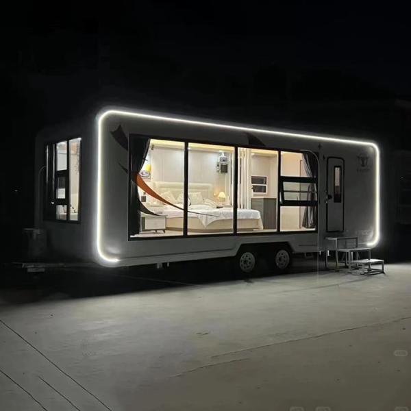 Apple Cabin House Galvanized Steel Frame Dry-Wet Separation Bathroom Composite Wood Floor