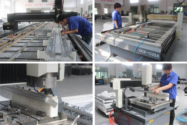 Poudre d'Aksu enduisant les tubes de recourbement de commande numérique par ordinateur des trous pour la chaise d'escalier d'alliage d'aluminium