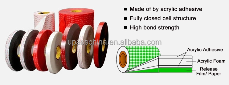 Self-Adhesive Waterproof Butyl Tape Double Sided Silicone Coated Red Release Liner UV Curing Blow Molding Cutting Upass