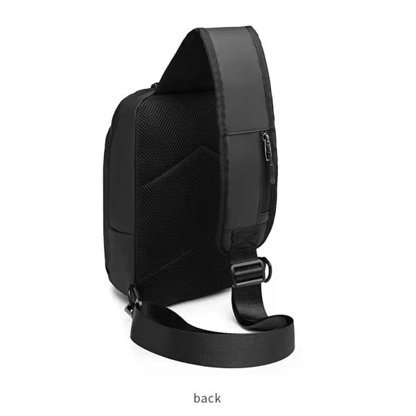 Fashion OEM Nylon Men Shoulder Chest Sling Bags 18*12*28cm