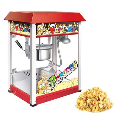 Stainless Steel Industrial Popcorn Maker Machine 1300W Power Consumption