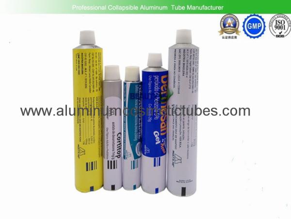 Eco Friendly Aluminium Collapsible Tubes , Metal Squeeze Tubes For Cosmetics