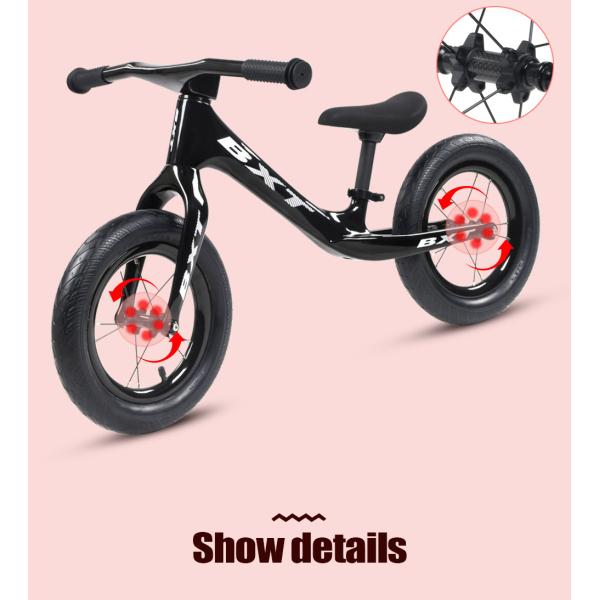 Велосипеды скутера велосипеда детей волокна углерода велосипеда баланса нажима 12 дюймов