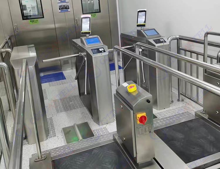 Безопасность ESD турникета опознавания отпечатка пальцев кода QR лицевая с термальной камерой