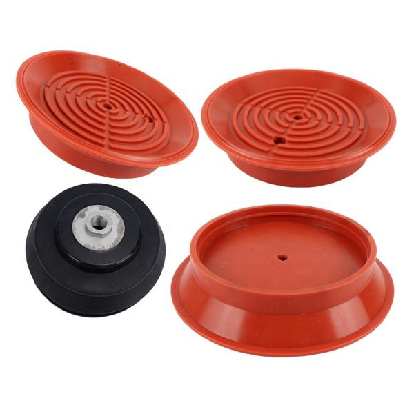 Transparent Silicone Suction Cup With Plastic Head For Precise Moulding