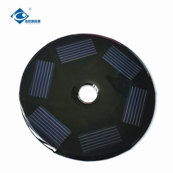 Módulo solar 0.28W 3V do picovolt do silicone ZW-R70 de pouco peso em volta do painel solar de resina de cola Epoxy da forma