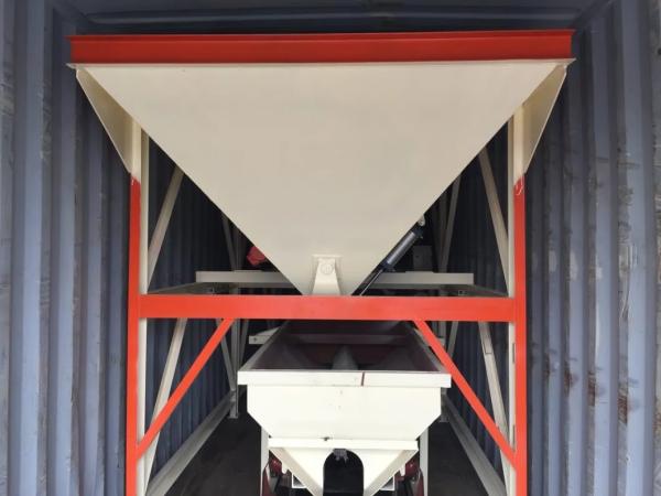 Bucket Feeding HZS60 60m3/h Concrete Batching Plant
