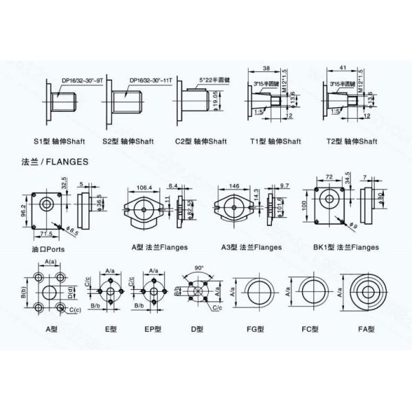 High Pressure Turolla Group 2 Gear Motor Snm 2 Key Shaft 0.51in 3,3600 Psi Gear Pump