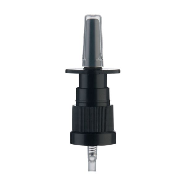 30/410 Nasal Spray Pump Mist Sprayer with Colorful Cap Non Spill Bottle Stopper with Long Nozzle for Screw-On Closure