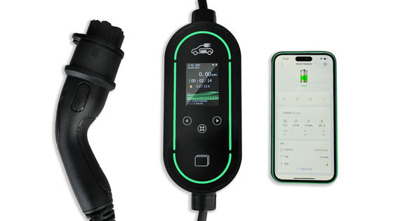 AC110V/230V 3 Phase Portable EV Charger with CE Certification and WiFi APP Control