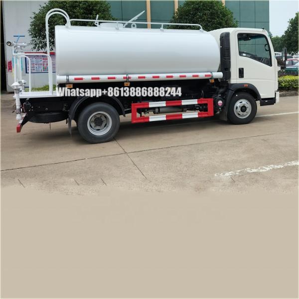HOWO 4*2 5000 Liters tank Truck  Street  Watering Motor Car  Sprinkling  Truck
