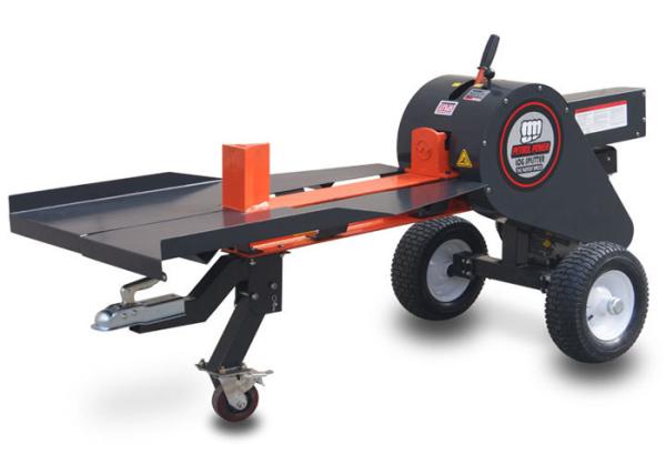 Agriculture 34 ton firewood gas log cutting and splitting machine