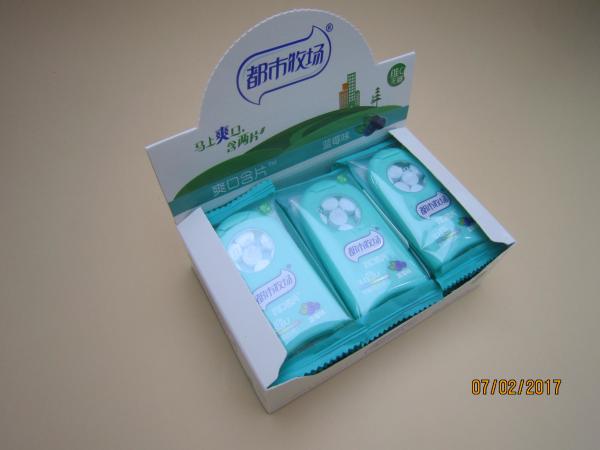 6.8g  New Arrival Sugar Free Vitamin C Refreshing  Blueberry  Mint  Candy ,cool your mouth