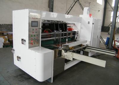 Carton Slotting Creasing Corner Cutting Machine 120 - 150 Sheets / Min Working Speed