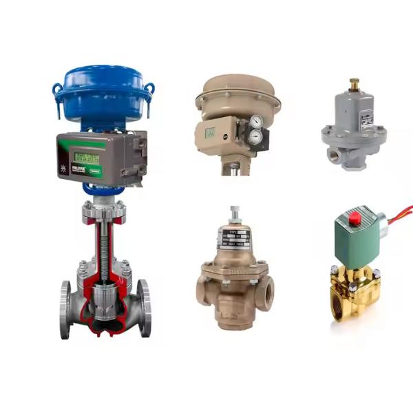 Válvula reguladora de pressão Fisher MR95 e posicionador DVC2000 e atuador pneumático Samson 3277 como peças de válvulas pneumáticas