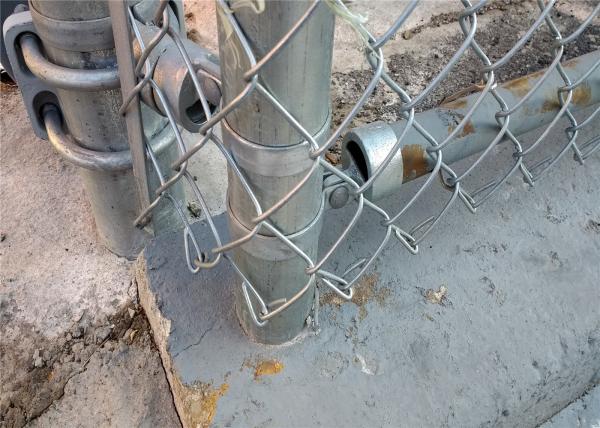 Industrial Commercial vinly Coated chain link fabric 2'x2' aperture x 9Ga/3.65mm diameter 72 Height