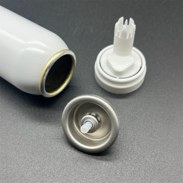 Versatile Adjustable-Spray Hair Mousse Dispensing Nozzle for Custom Styling and Multiple Styling Products with Dial-Control Output