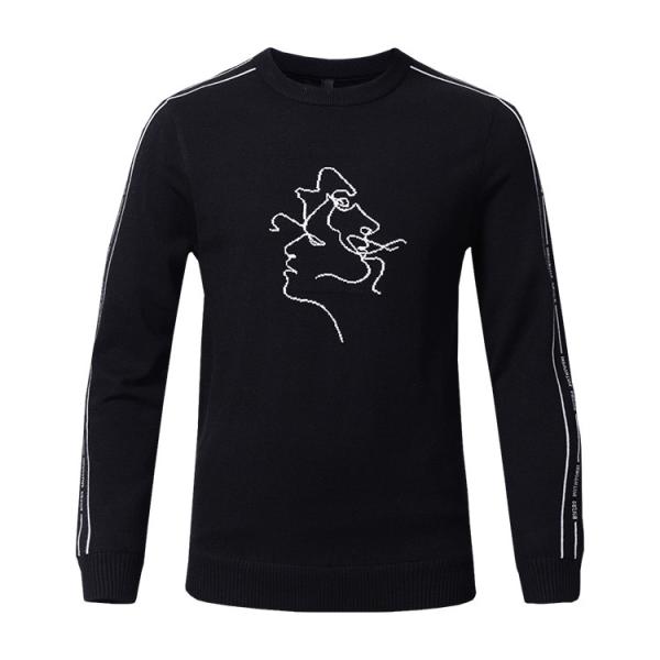 Guangzhou Garment Factory Custom Fashion  Men Knit Winter Sweater High Quality Men's Sweaters