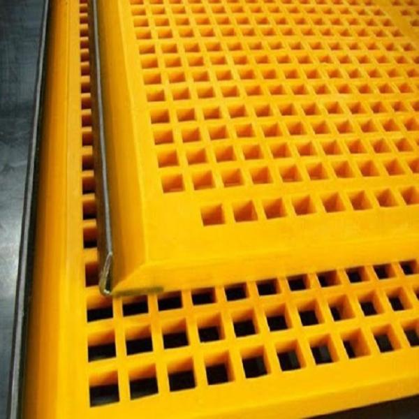 Fine Modular Polyurethane Vibrating Screen Mesh 610x610mm with High Screening Efficiency