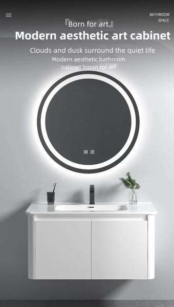 All In One Fireproof Floor Bathroom Cabinet Eco Friendly