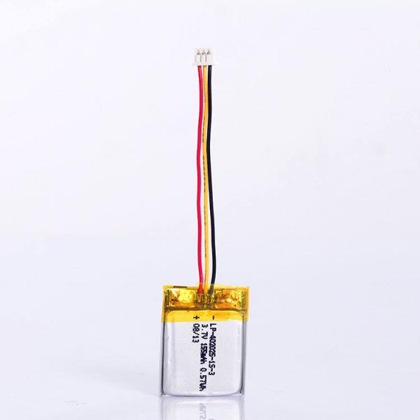 402025 3.7v Li Polymer Battery Pack 155mAh For Wearable Device
