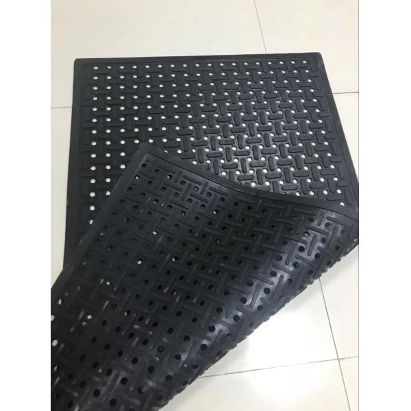 Rubber floor mat  Hotel kitchen rubber floor mat  Round hole rubber floor mat