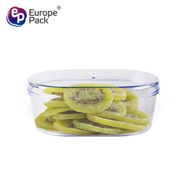 Transparent Plastic Case Cake Candy Discuits Container Dessert Chocolate PS Food Container Packaging