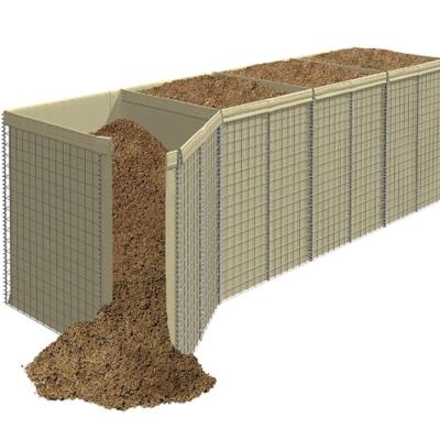 Pakistan Sand Filled Hesco Bastion Barriers Blast Gabion Walls With Geotextile