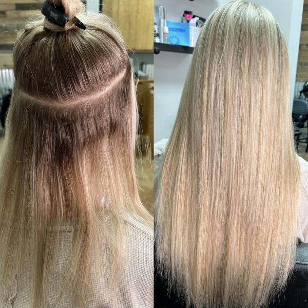 Raw Virgin Cuticle Aligned Indian Human Hair I-Tip Tips for Long-Lasting Results