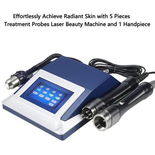 Professional Laser Beauty Machine with 5 Treatment Probes, Adjustable 1-10HZ Frequency and 10600nm Wavelength for Effective Skin Treatments
