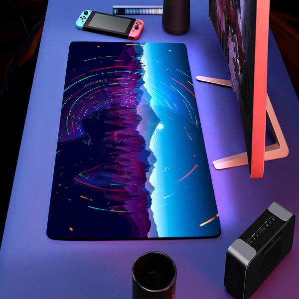 Customizable Thickness 2/3/4/5/6mm Waterproof Fabric Desktop Extended Gaming Mat