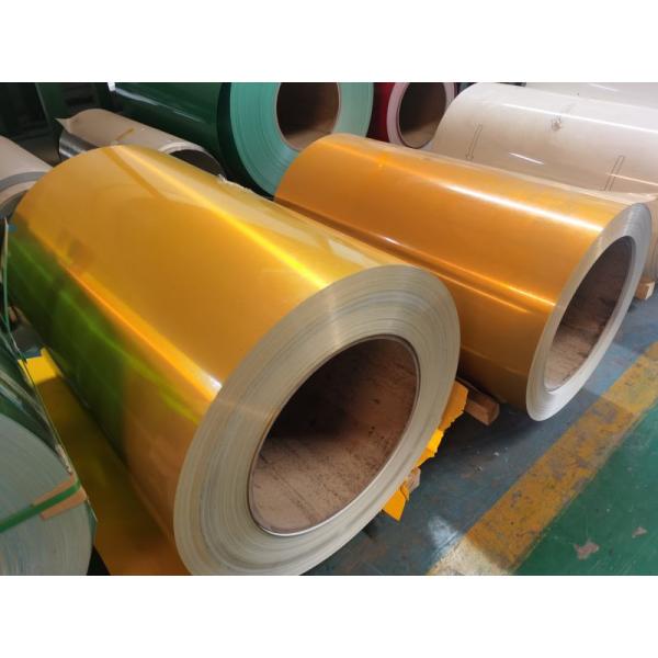 Bobine en aluminium enduite d'une première couche de peinture par couleur de PE PVDF 3015 3003 200mm pour la décoration de mur